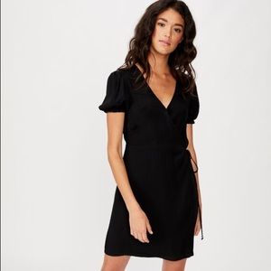Cotton On Woven Amy Wrap Mini Dress